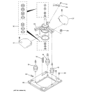 MACHINE BASE PARTS Diagram and Parts List for WSM2480TBAAA  General Electric Washer Dryer Combo
