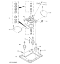MACHINE BASE PARTS Diagram and Parts List for WSM2480TCAAA  General Electric Washer Dryer Combo