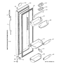 Part Location Diagram of WR04X10116 GE LENS NAMEPLATE BISQUE