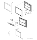 DOOR ASSEMBLIES Diagram and Parts List for GBS22KBNACC  General Electric Refrigerator