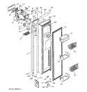 FREEZER DOOR Diagram and Parts List for PSH23SGNABS  General Electric Refrigerator