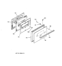 DOOR Diagram and Parts List for JBS23BY1AD  General Electric Range