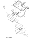 GAS & BURNER PARTS Diagram and Parts List for JGBS04BEA2CT  General Electric Range