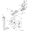 CONTROLS & REAR PANEL PARTS Diagram and Parts List for WSKP2060W1WH  General Electric Washer