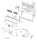 RANGE HOOD Diagram and Parts List for JVB67ABB  General Electric Range Hood