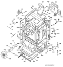 BODY PARTS Diagram and Parts List for JGB920CEC1CC  General Electric Range