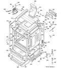 BODY PARTS Diagram and Parts List for JGBP24BEA3CT  General Electric Range