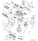MICROWAVE Diagram and Parts List for JVM1440BD003  General Electric Microwave