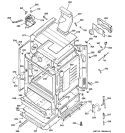 BODY PARTS Diagram and Parts List for JGBP29BED2CT  General Electric Range