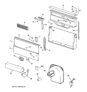 RANGE HOOD Diagram and Parts List for JVB67ACC  General Electric Range Hood