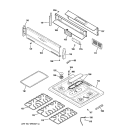 Part Location Diagram of WB62K10066 GE COOKTOP (BSQT)