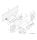 CONTROL PANEL Diagram and Parts List for JCP67F1WW  General Electric Range