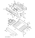 Part Location Diagram of WB35K10002 GE Burner Pan