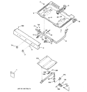 GAS & BURNER PARTS Diagram and Parts List for JGBS04BPA2CT  General Electric Range