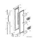 FREEZER DOOR Diagram and Parts List for GSK25LCNACCC  General Electric Refrigerator