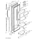 FRESH FOOD DOOR Diagram and Parts List for PCG21MIMFFWW  General Electric Refrigerator