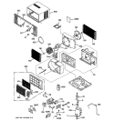 ROOM AIR CONDITIONER Diagram and Parts List for AGD08FCM1  General Electric Air Conditioner