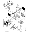 Part Location Diagram of WJ66X10030 GE CAPACITOR CLAMP