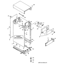 CABINET & CONTROL PARTS Diagram and Parts List for ZCG3500DSS-01  General Electric Trash Compactor