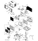 ROOM AIR CONDITIONER Diagram and Parts List for AGQ10AAG1  General Electric Air Conditioner