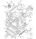 BODY PARTS Diagram and Parts List for JGBP30BEA8AD  General Electric Range