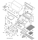 GAS GRILL PARTS Diagram and Parts List for ZGG27L21ASS  General Electric Grill