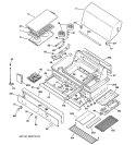 GAS GRILL PARTS Diagram and Parts List for ZGG36L20ASS  General Electric Grill