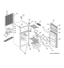 REFRIGERATOR PARTS Diagram and Parts List for GFR12AAMARWW  General Electric Refrigerator