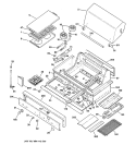 GAS GRILL PARTS Diagram and Parts List for ZGG48L30YSS  General Electric Grill