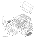 GAS GRILL PARTS Diagram and Parts List for ZGG48N40YSS  General Electric Grill