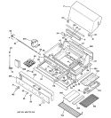 GAS GRILL PARTS Diagram and Parts List for ZGG48L42ASS  General Electric Grill