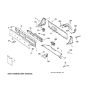 CONTROLS & BACKSPLASH Diagram and Parts List for WWSE5200B3CC  General Electric Washer