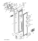 FREEZER DOOR Diagram and Parts List for GIG21IEMFFWW  General Electric Refrigerator