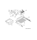 ICE MAKER & DISPENSER Diagram and Parts List for PSI23SCNAFBS  General Electric Refrigerator