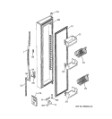 FREEZER DOOR Diagram and Parts List for PSS25NCNABB  General Electric Refrigerator