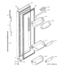 FRESH FOOD DOOR Diagram and Parts List for GSS25LGMFCC  General Electric Refrigerator