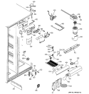FRESH FOOD SECTION Diagram and Parts List for GSS25LGMFCC  General Electric Refrigerator
