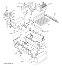 ICE MAKER & DISPENSER Diagram and Parts List for PSS29NGNACC  General Electric Refrigerator