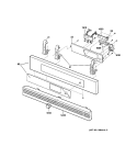 CONTROL PANEL Diagram and Parts List for SCBC2001CSS001  General Electric Microwave Oven Combo