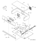 CONTROL PANEL & COOKTOP Diagram and Parts List for JTP20SF1SS  General Electric Wall Oven