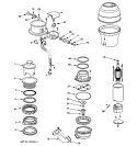 DISPOSER Diagram and Parts List for GFB760H-01  General Electric Food Waste Disposer