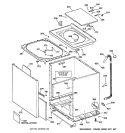 Part Location Diagram of WH46X10093 GE INSULATION PACK