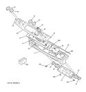 CONTROL PANEL Diagram and Parts List for JSP57CF1CC  General Electric Range