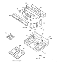 Part Location Diagram of WB27K10011 GE Overlay - White
