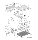 UNIT PARTS Diagram and Parts List for GTR18BBMFRWW  General Electric Refrigerator