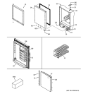 Part Location Diagram of WR04X10112 GE NAMEPLATE BLACK
