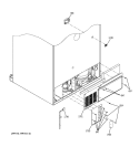CABINET BACK Diagram and Parts List for PDS22SBNBS  General Electric Refrigerator