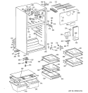 Part Location Diagram of WR38X10297 GE Vegetable Pan Trim