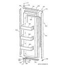 FRESH FOOD DOOR Diagram and Parts List for ZISB36DRC  General Electric Refrigerator