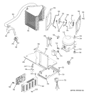 SEALED SYSTEM & MOTHER BOARD Diagram and Parts List for ZISS360NMA  General Electric Refrigerator
